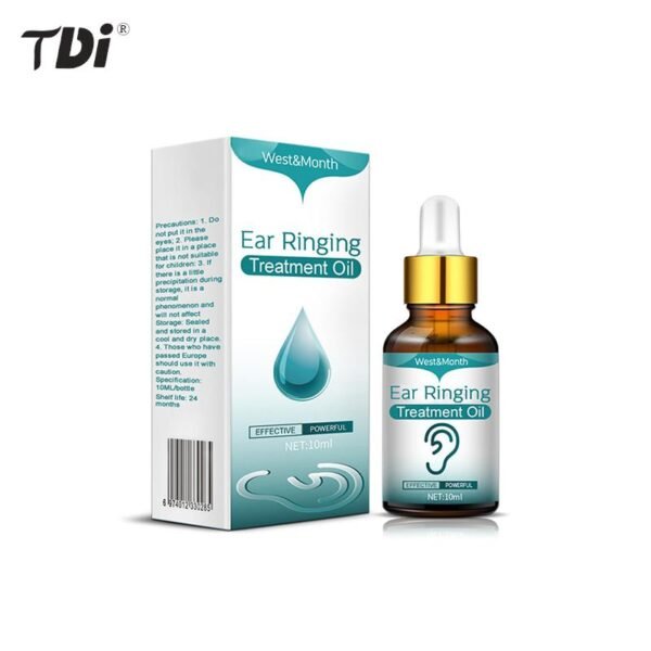 1pcs 10ml Ear Ringing Relieving Drops Relieve Deafness Tinnitus Itching Earache Health Care Treatment Relief Drops
