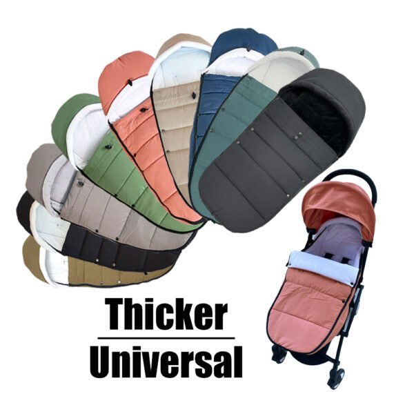 Universal Baby Stroller Accessories Warm Footmuff For Babyzen YOYO YOYO2 Sleeping Bag, Winter Sleepsacks Socks For 98% Stroller